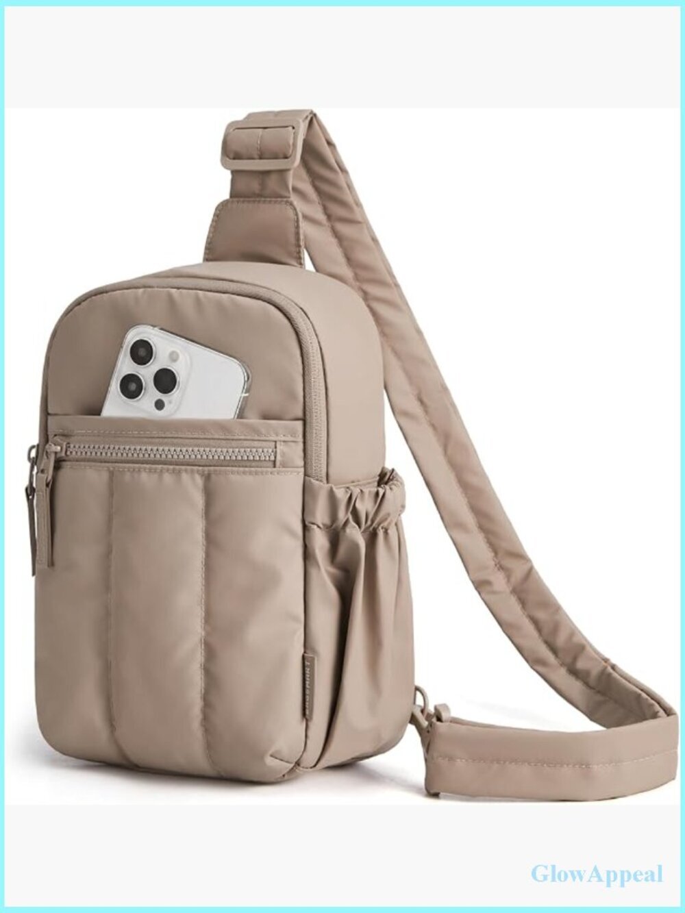 Small Puffer Sling Bag Crossbody Hobo Handbag Travel Hiking
